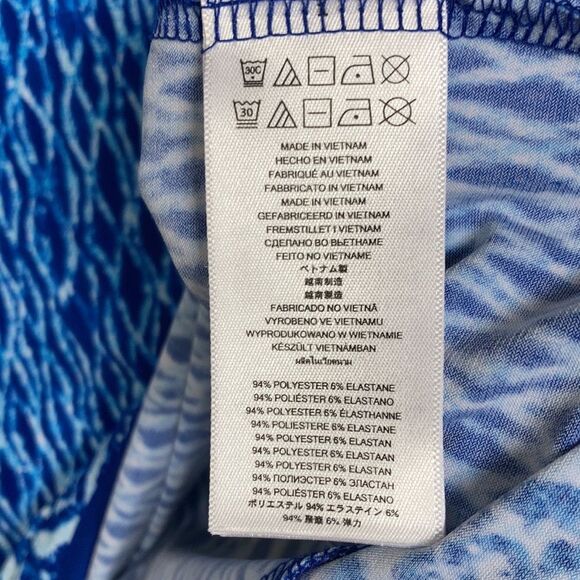 Michael Kors white and blue print mini dress - Picture 4 of 6